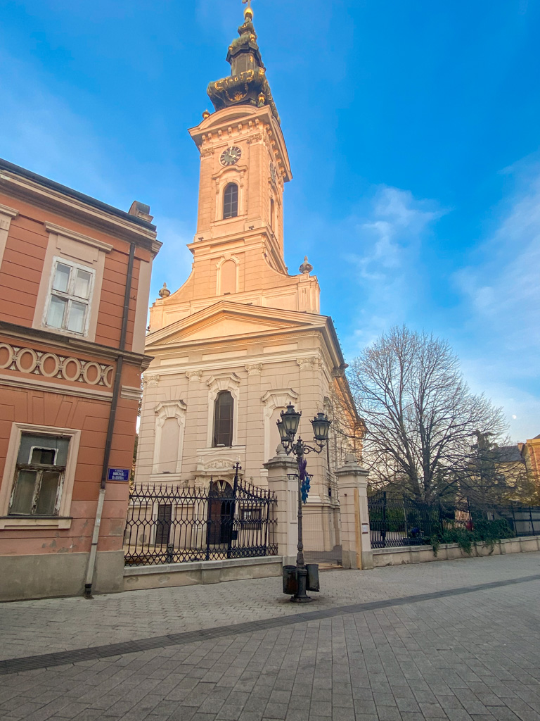 Igreja Ortodoxa de Sao George em Novi Sad