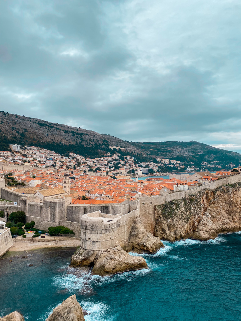 Vista do Forte Bokar em Dubrovnik