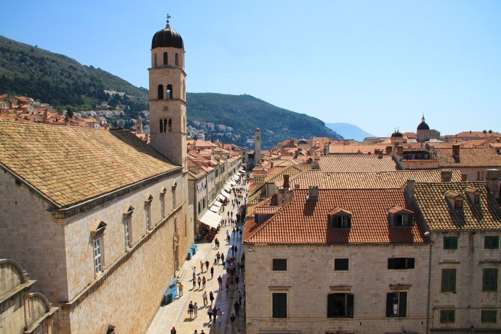 Stradun em Dubrovnik Croácia