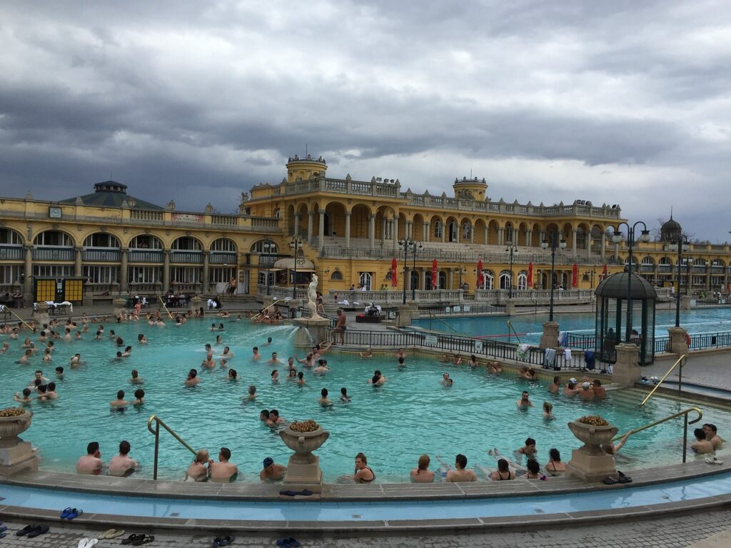 Banho termal em Budapeste