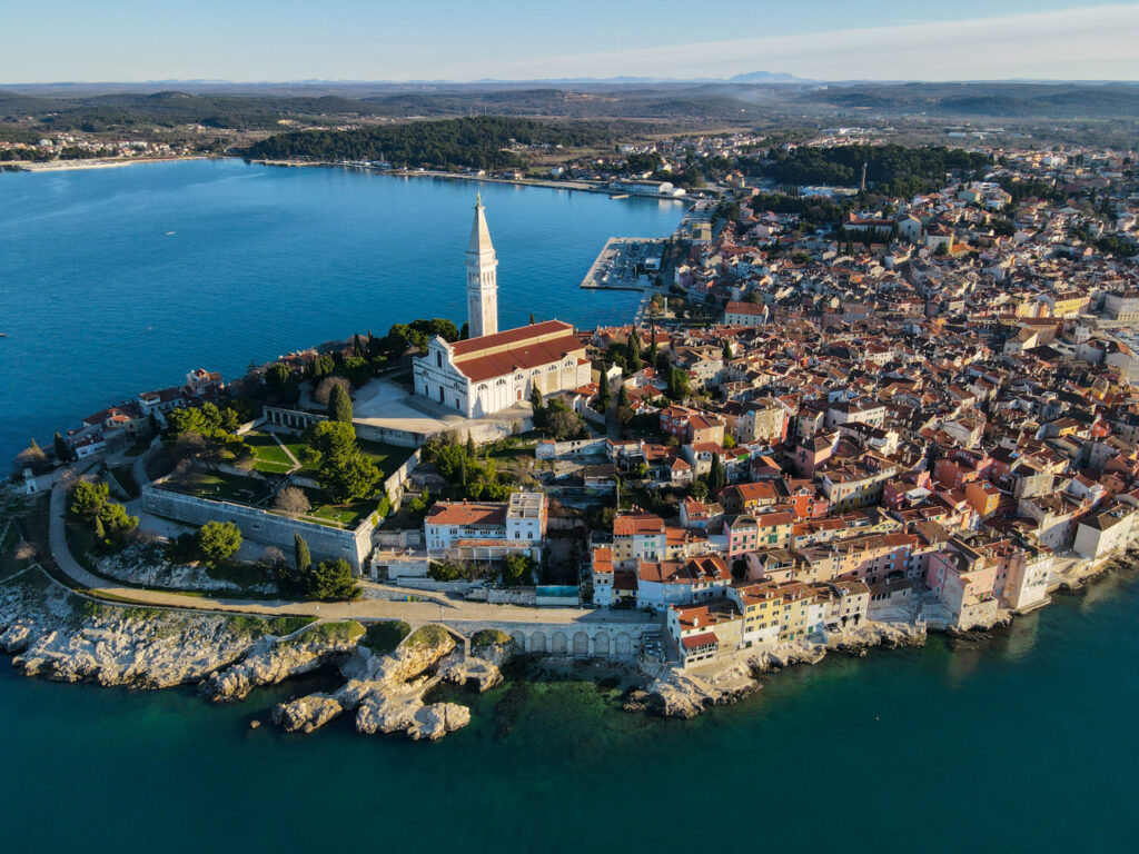 Cidade Velha de Rovinj no roteiro pela Croácia