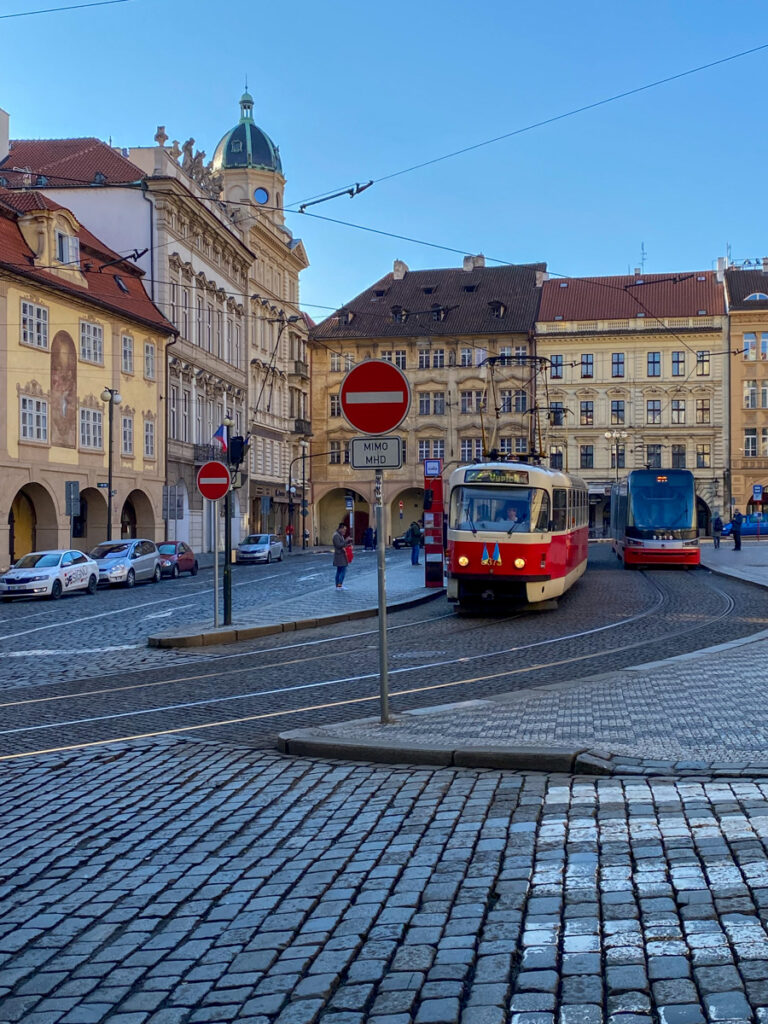 Ruas de Malta Strana em Praga