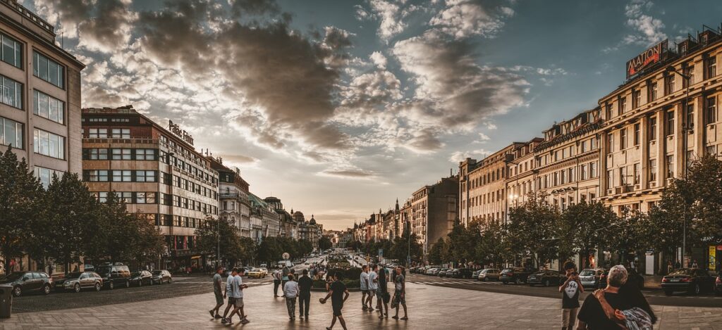 Praça Venceslau – Cidade Nova em Praga