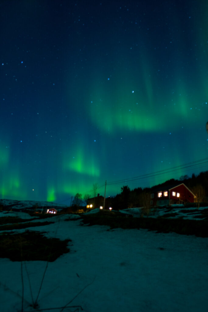 Aurora boreal em Tromso