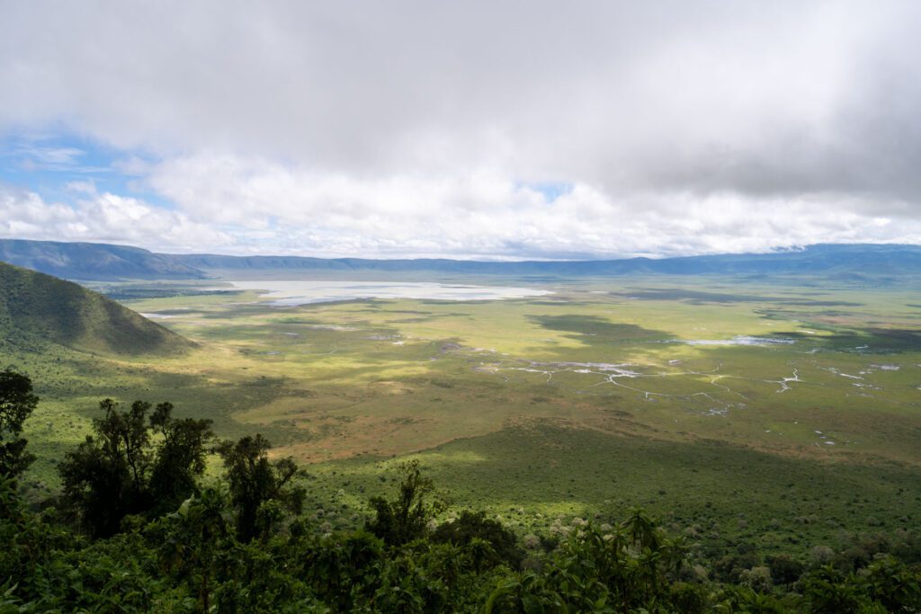 Vista da Cratera de Ngorongoro