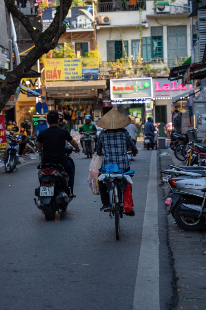 Ruas de Hanói no Vietnã