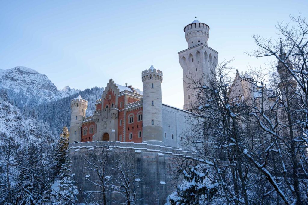 Castelo de Neuschwanstein em Fussen na Europa
