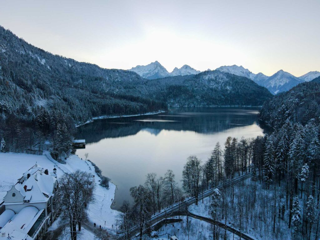 Lago Alpsee na Alemanha