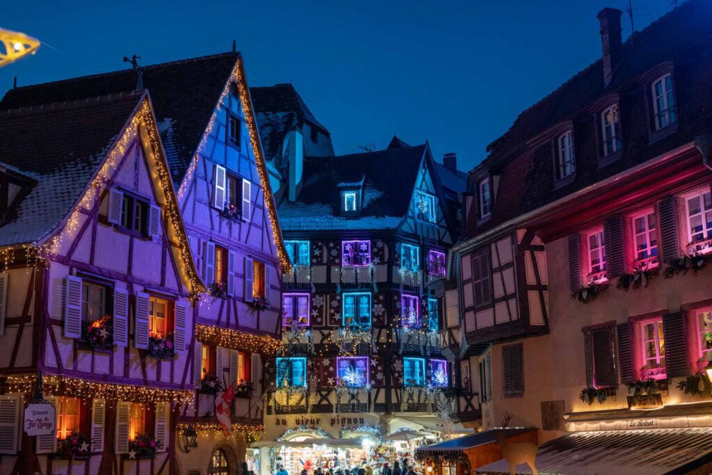 Mercado de Natal de Colmar na Alsácia França