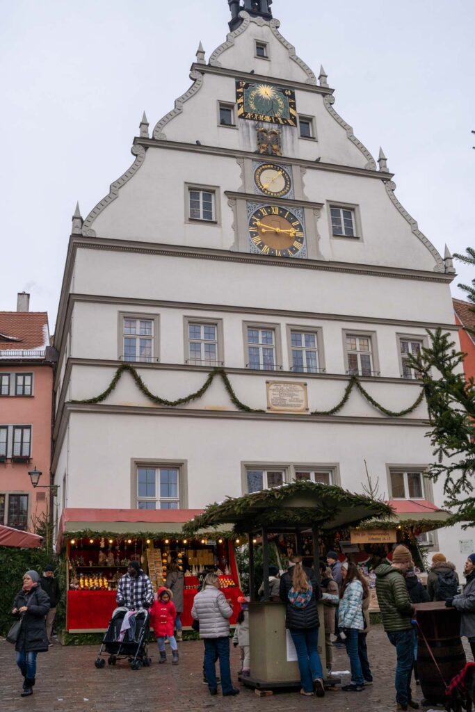 Marktplatz de Rothenburg na Rota Romantica da Alemanha