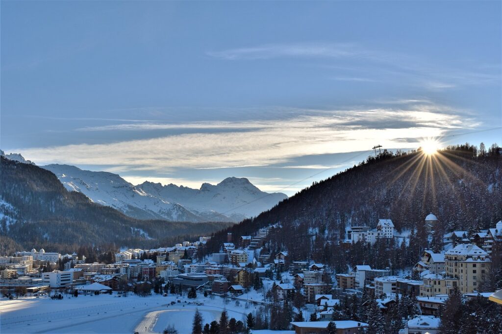 St Moritz, ponto turistico da Suíça