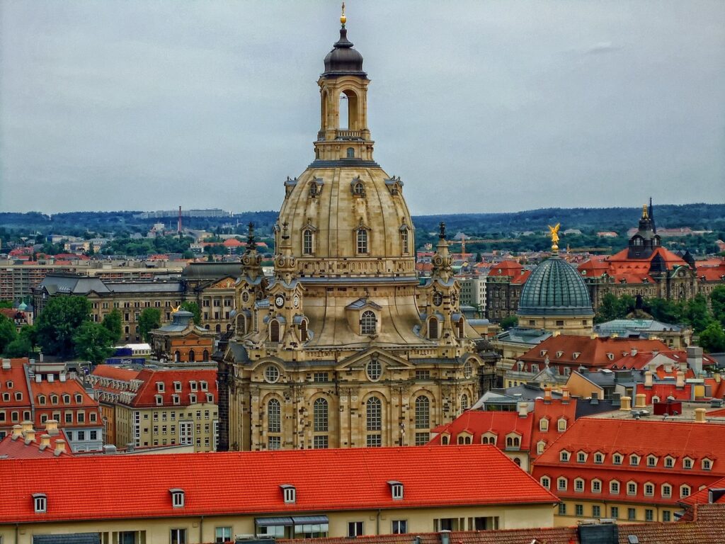 Frauenkirche em Dresden na Alemanha