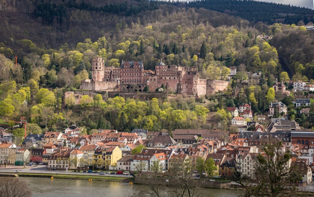 Castelo de Heidelberg na Alemanha