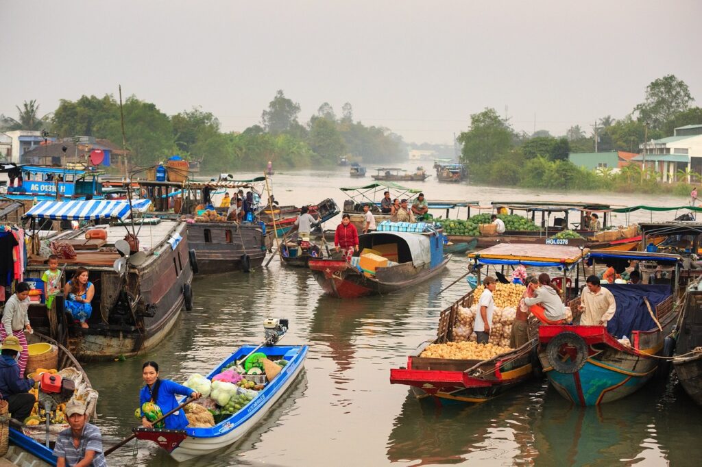 Delta do Mekong no Vietnã