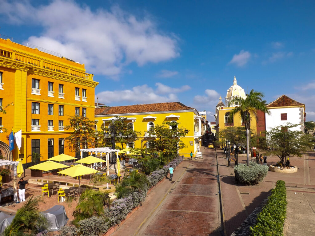 Vista do Centro Histórico de Cartagena das Indias