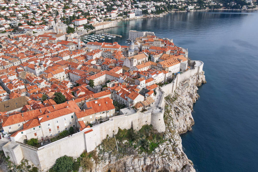 Vista aerea de Dubrovnik