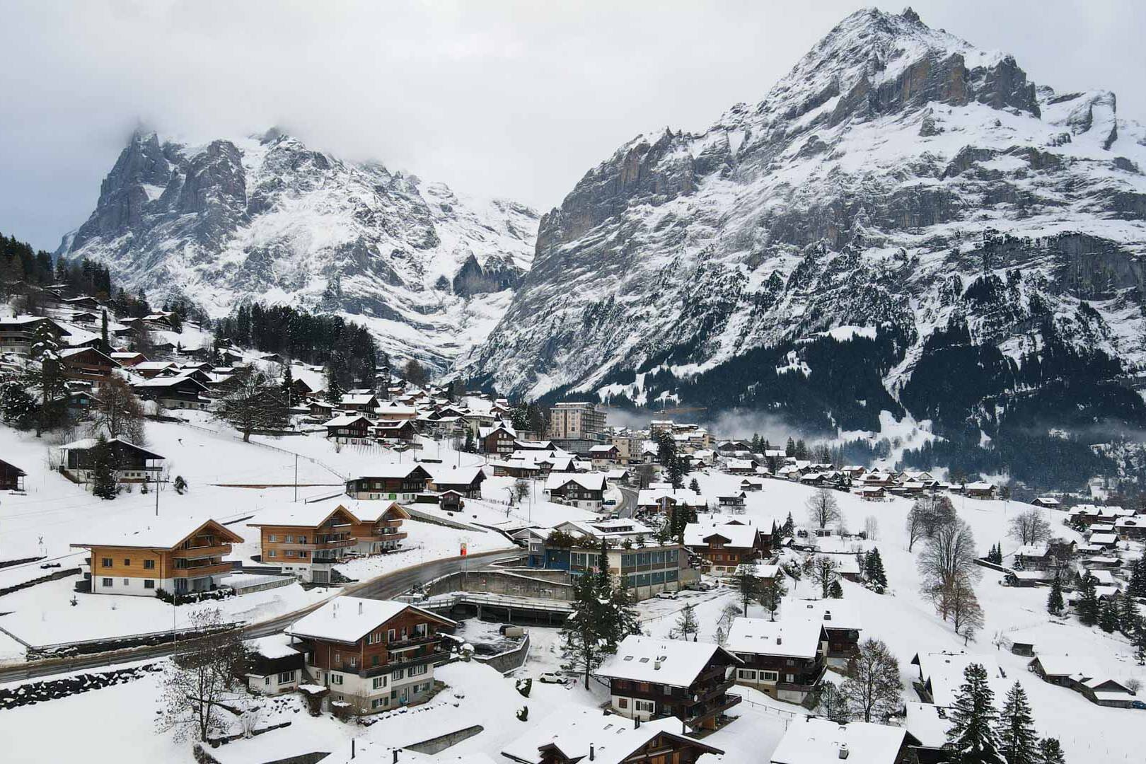 Grindelwald Suíça Inverno