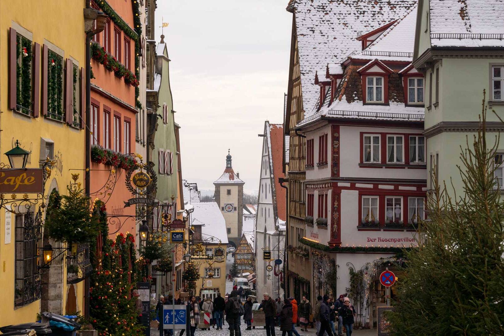 Rothenburg ob der tauber na Rota Romantica da Alemanha